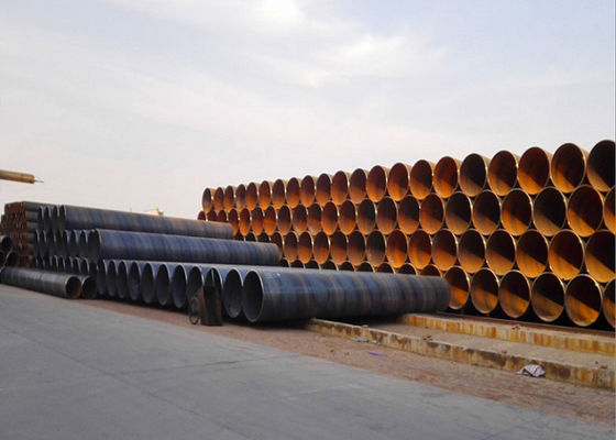 2540mm SSAW Stahlrohr mit geraden Enden Nicht sekundärer 25,4mm Wand