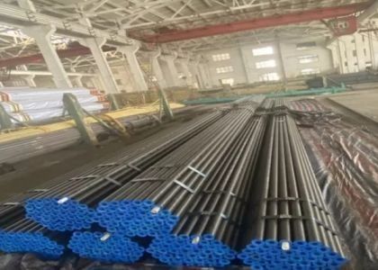 Maßgeschneiderte Wanddicke Schwarz lackierte Wärmetauscher Stahlröhre für industrielle EN-Zertifikat