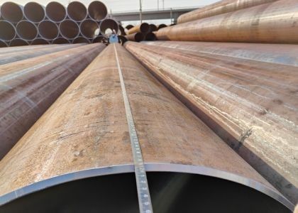 LSAW-Rohre mit API 5L GRB-Stahlgehalt 355,6 - 2320 mm OD 200-220 g/m2 Zinkbeschichtung