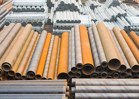 SSAW geschweißte Rohre aus nicht sekundärem Kohlenstoffstahl für Schwerlastbau