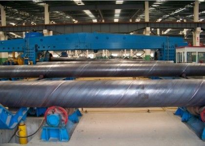 3PE beschichtete SSAW Stahlrohre Größenbereich 1010mm OD 1626mm Großer Durchmesser