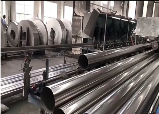 Länge 6000 mm/12000 mm Rohrprodukte aus Edelstahl Technik Kaltgewalzt Heißgewalzt