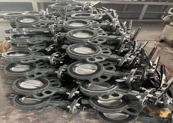 Schmetterlingsventile mit verschraubter Motorhaube und Ein-/Doppel-Wegel für Temperaturregelungssysteme