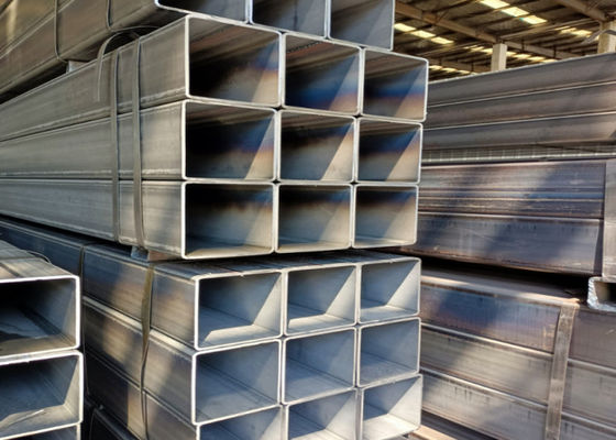 6.4M Länge Galvanized Steel Welded Pipe Bare Surface Finish für Frequenzschweißen