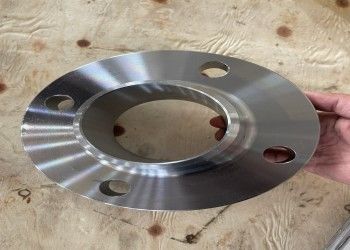 Rostfreier Öl-Oberflächen-Stahl-Slip-On-Flansch für Gewindeanschlussleistung
