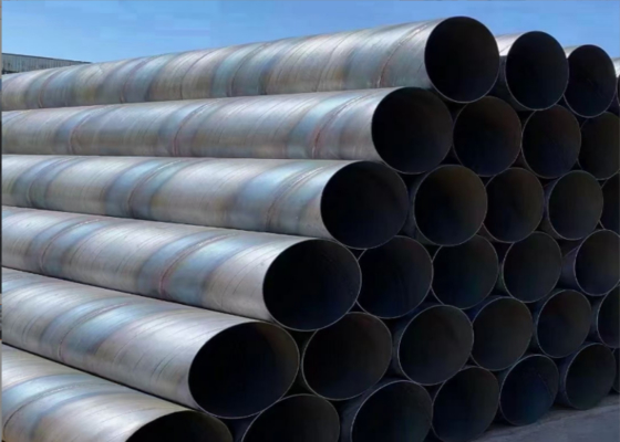 SSAW Stahlrohr für den Bau Q235 Q345 6-12M Länge ± 1% Toleranz
