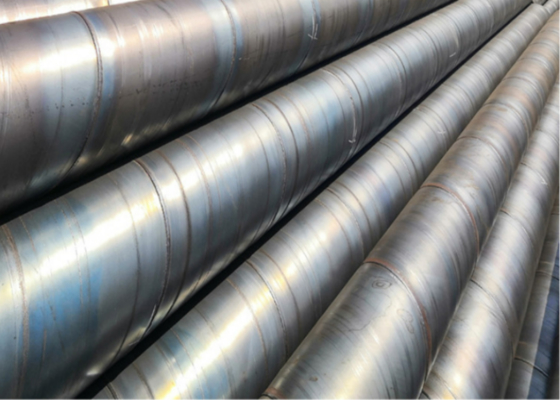 SSAW Stahlrohr für den Bau Q235 Q345 6-12M Länge ± 1% Toleranz