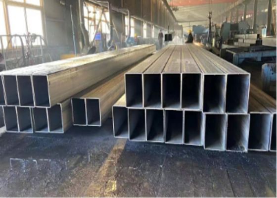 S235JR Stahlholle Abschnitte 15-1000 mm OD Schwarz Rechteck