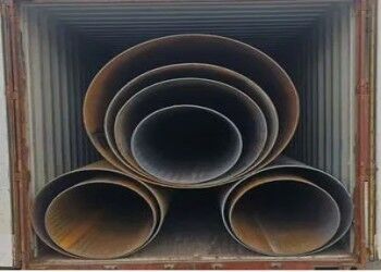 LSAW Stahlrohr mit einer Wandstärke von 5 mm bis 50 mm und einem Außendurchmesser von 355,6 mm bis 2320 mm mit 3PE-Beschichtung