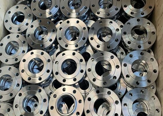 Polieren von Edelstahlflanschen mit Torsionsbeständigkeit für Rohrleitungen und Anschlüsse von Ausrüstungen