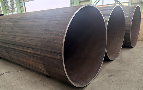 LSAW-Stahlrohr mit Außendurchmesser von 355,6 mm - 2320 mm und Wandstärke von 5 mm - 50 mm, konform mit API 5L Standard